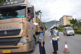 我縣嚴查道路渣土運輸 助力創衛工作